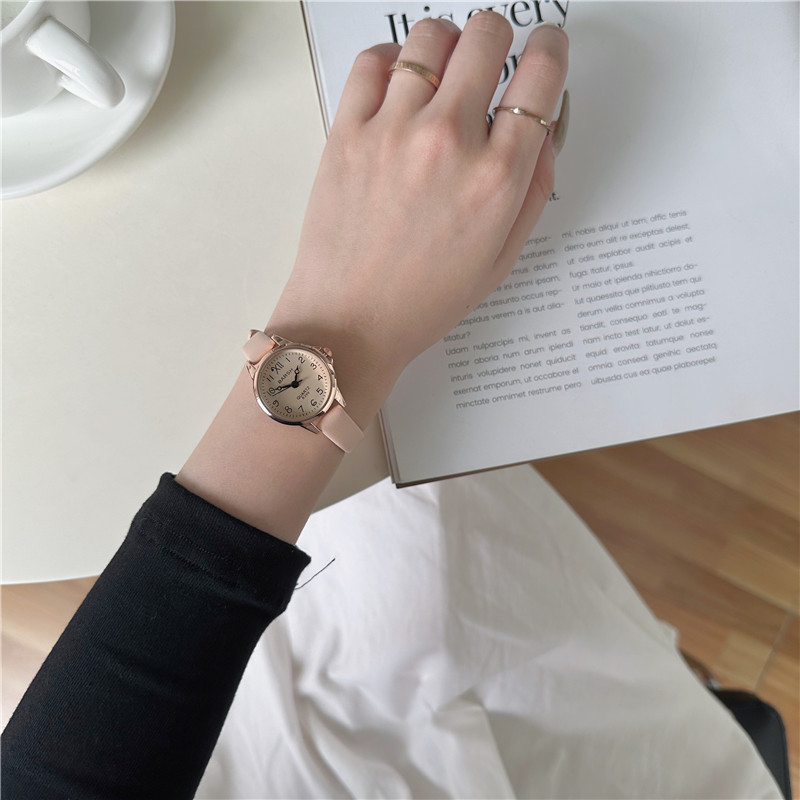 KOOLEY Jam Tangan Wanita BARSH Analog Vintage Ulzzang Korea KY-CA022