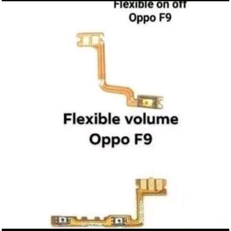 FLEXIBLE FLEXSIBLE ON OF + VOLUME OPPO F9 ORI