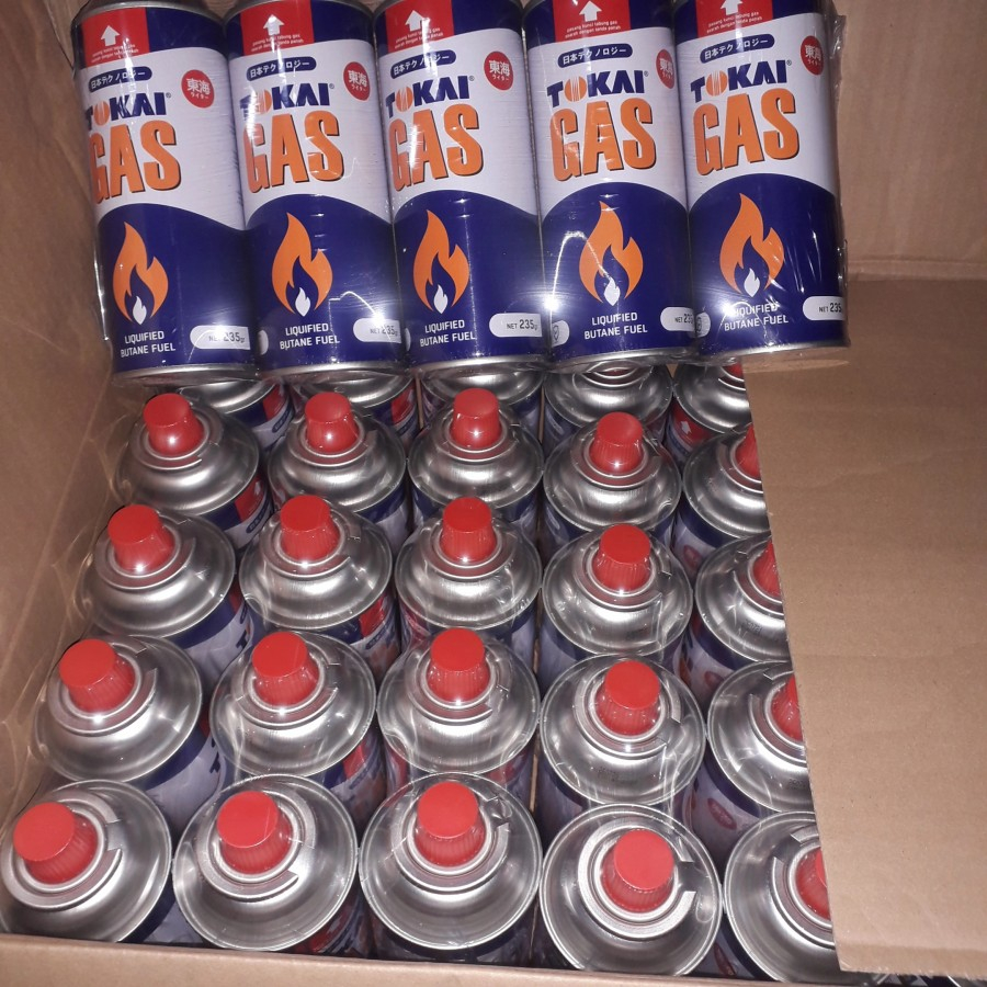 Gas Kaleng Tokai 235 Gram Gas Kompor Portable 235 gr BARU