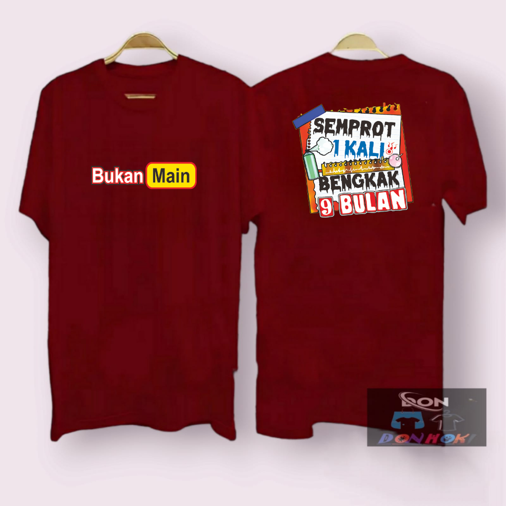 KAOS SEMPROT 1 KALI dtf KAOS PRIA WANITA ATASAN WANITA PRIA BAJU COWOK