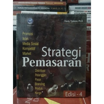 Buku Strategi Pemasaran Fandy Tjiptono Edisi 4 Fandy Tjiptono /AndiPublisher ORIGINAL