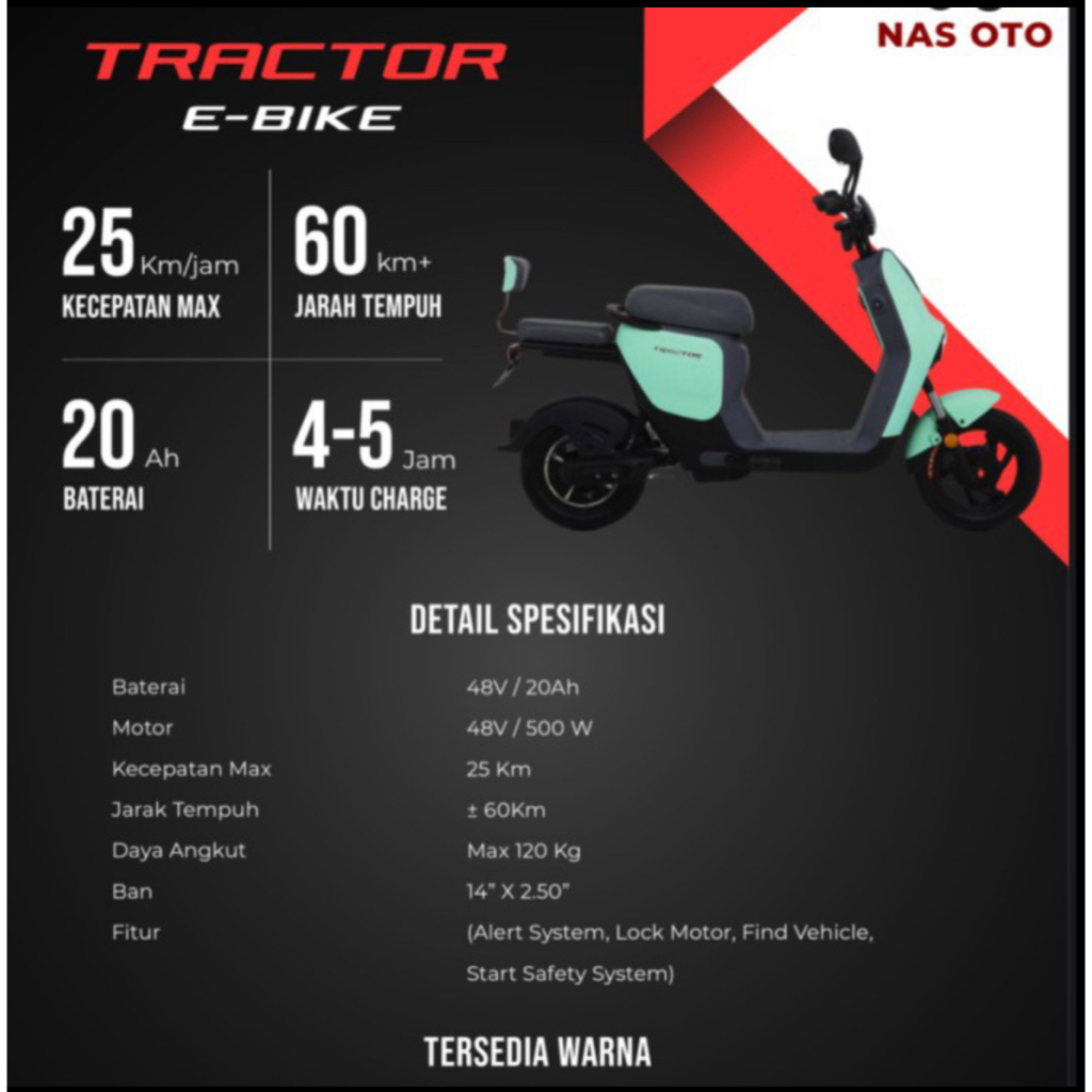 Exotic Sepeda Listrik - Tractor
