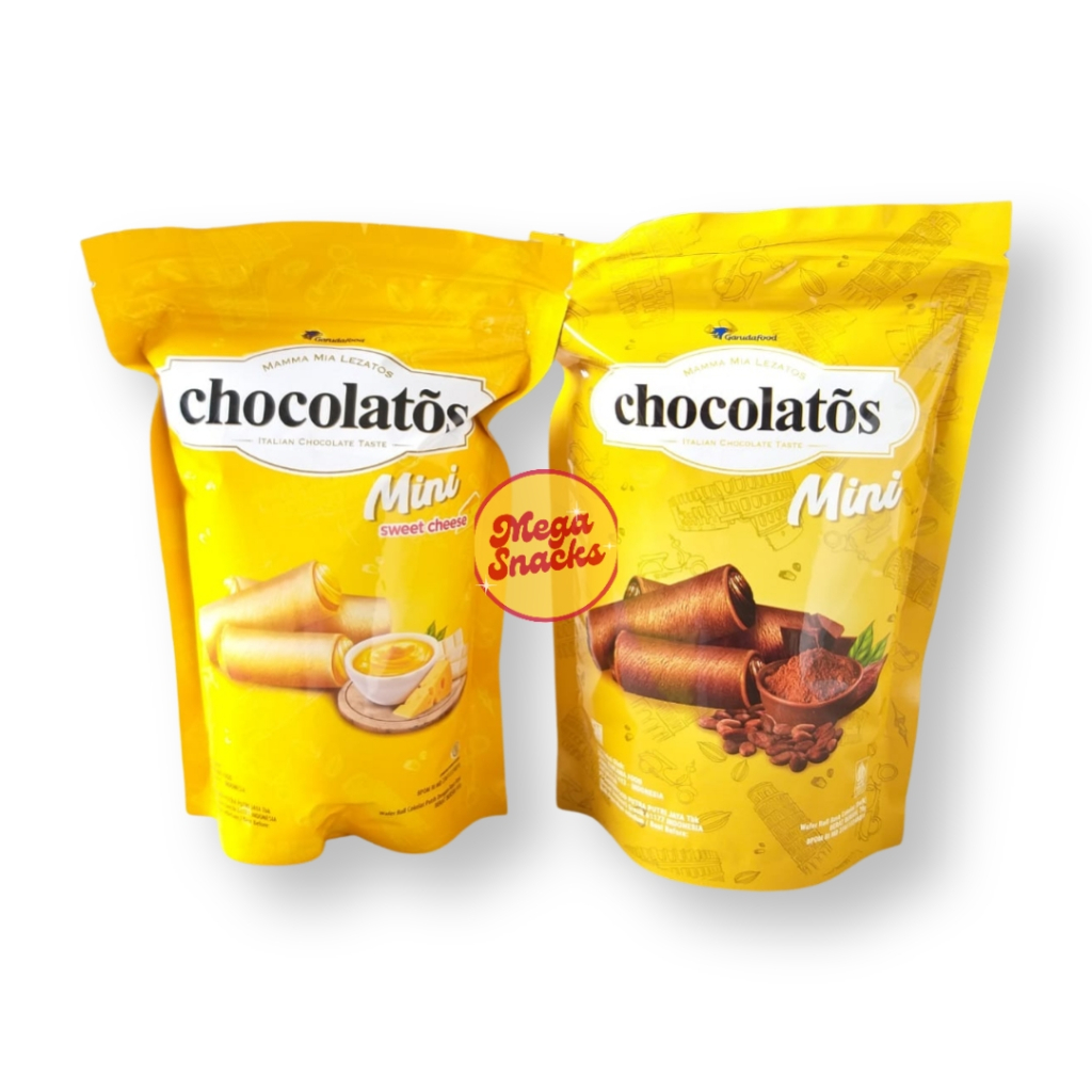 

[PROMO!!] Chocolatos Pouch 65gr - wafer roll nikmat enak diskon termurah