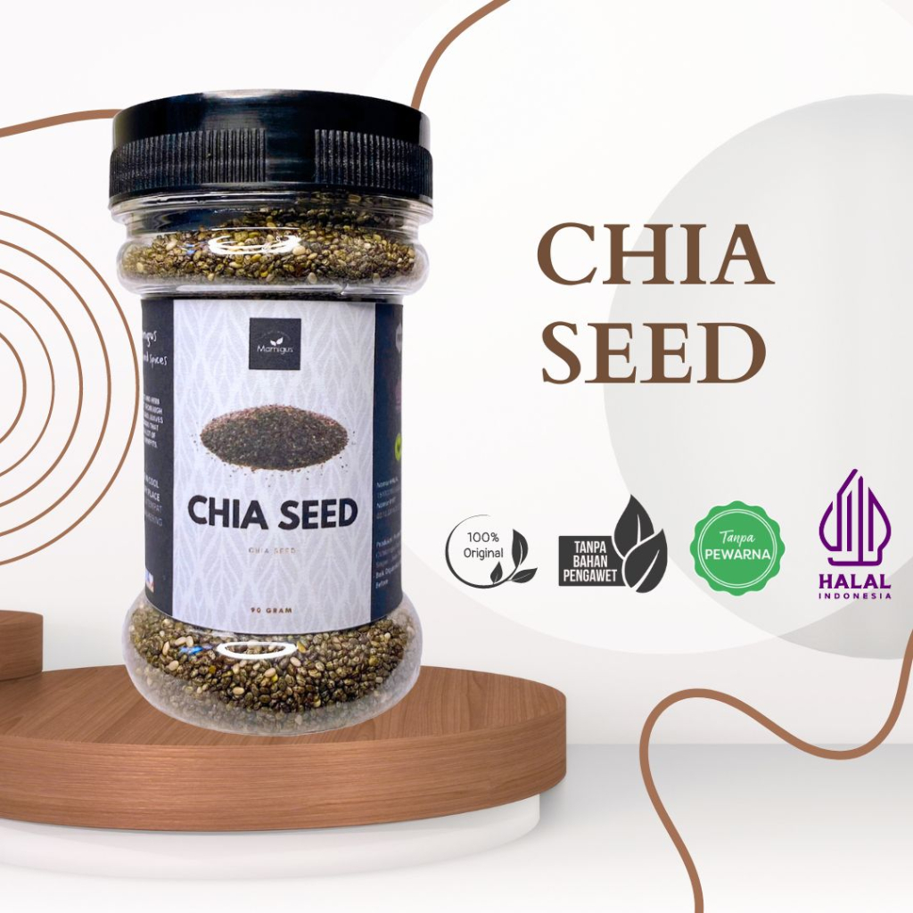 

CHIA SEED / BIJI CHIA Rempah Dapur dan Bumbu Masak Botol