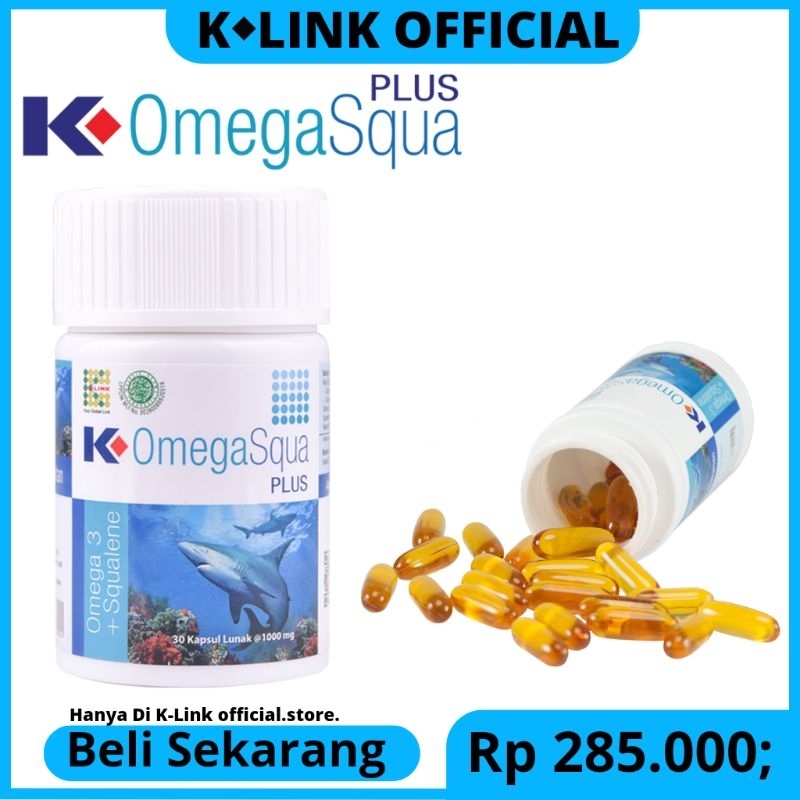 

TERLARIS K-OMEGASQUA PLUS 1000mg ORIGINAL | OMEGA SQUA | OMEGA 3 ORI