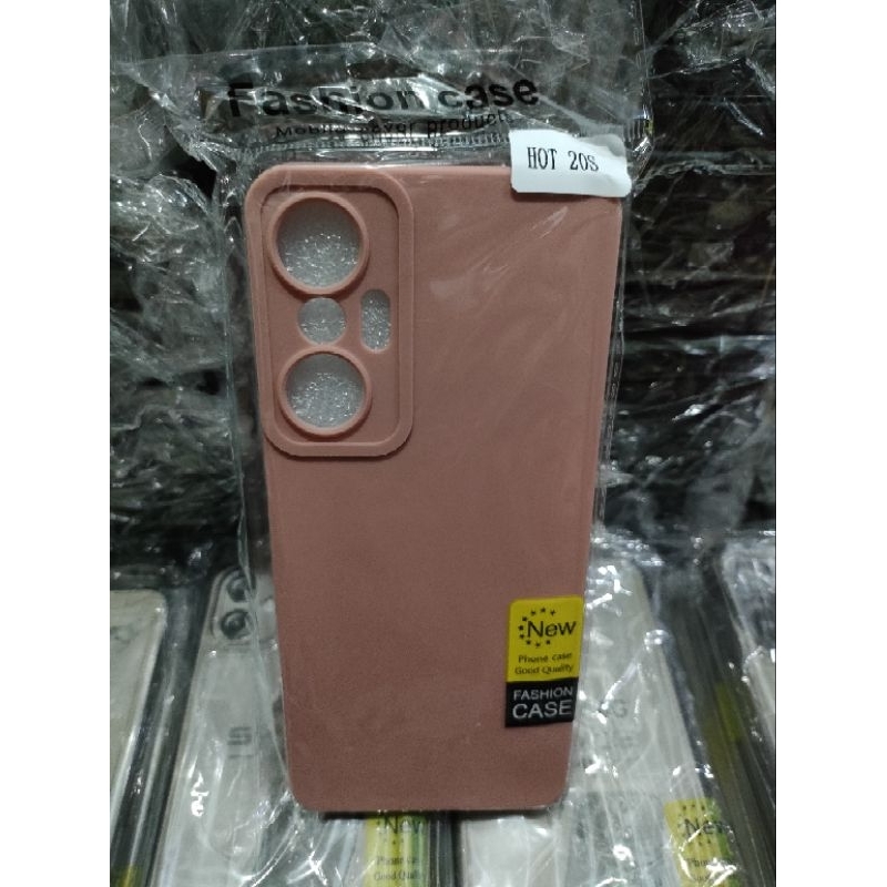 Softcase Infinix Hot 20S Silikon Casing Case Macaron Pelindung Pro Camera