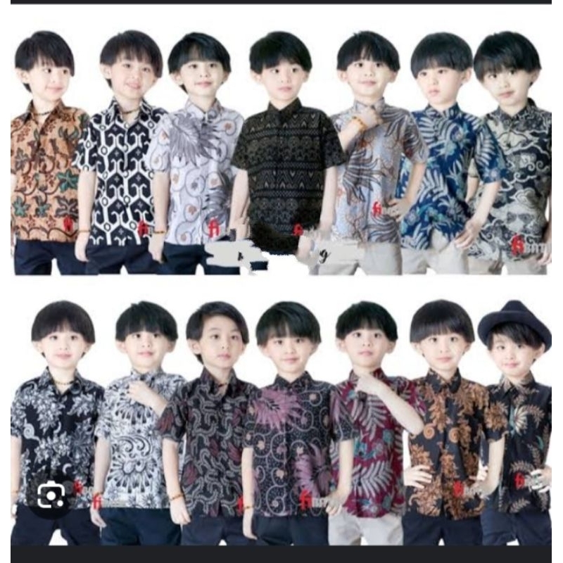 Hem batik anak laki2