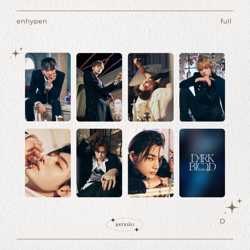 [ENHYPEN] PHOTOCARD DARK BLOOD FULL VER