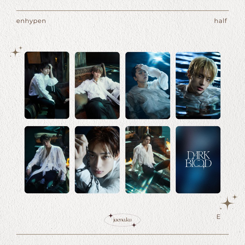 [ENHYPEN] PHOTOCARD DARK BLOOD HALF VER