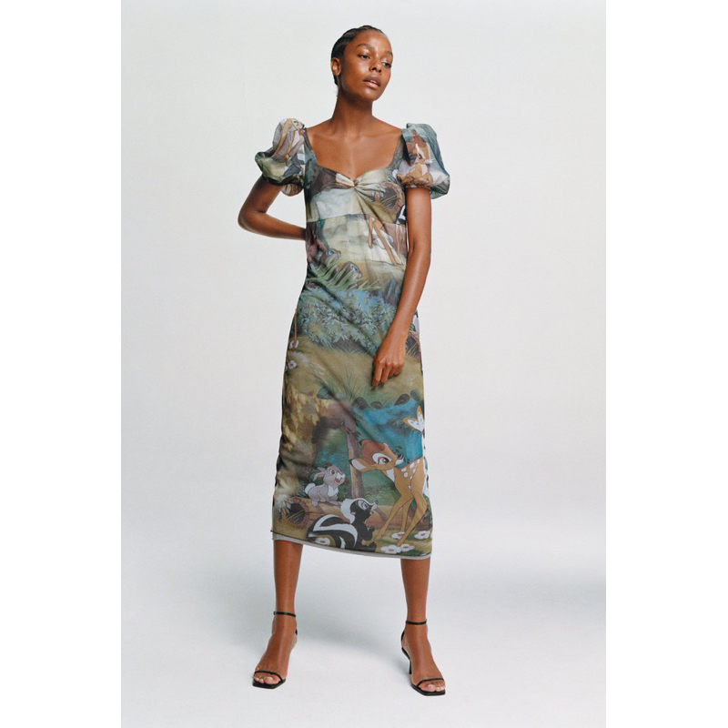 LIMITED EDITION ZARA x BAMBI ©DISNEY Tulle Dress Size M