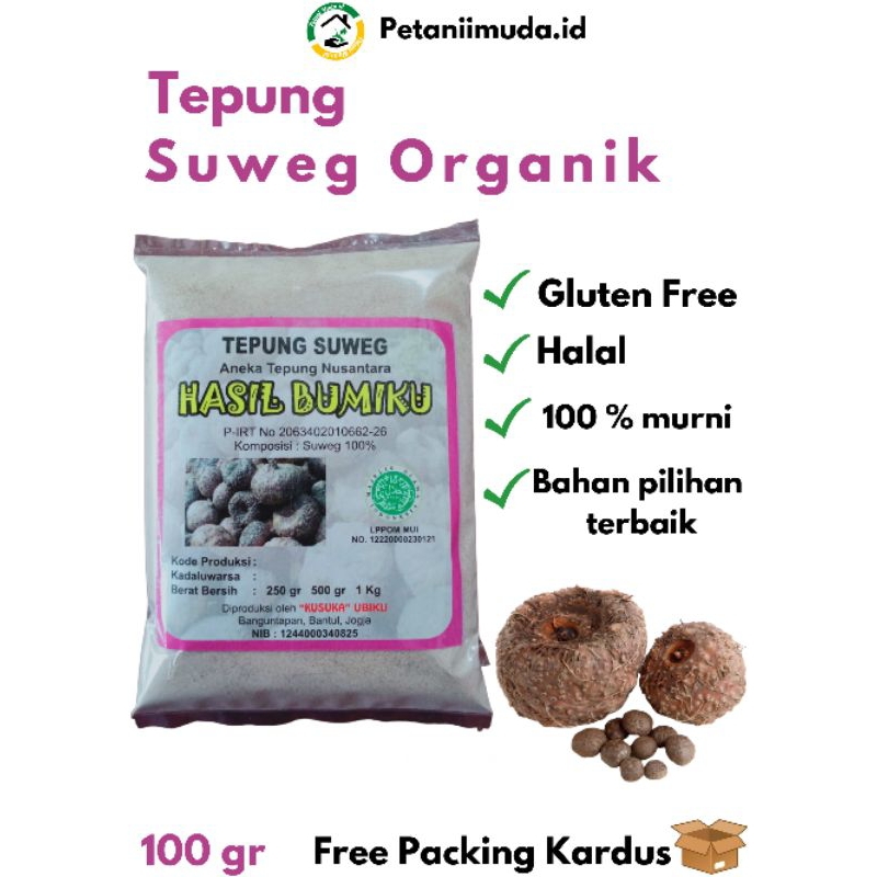 

Tepung Suweg Organik kemasan 50 GRAM/Tepung Suweg Organik kemasan 100 GRAM/Tepung Suweg Organik kemasan 10 GRAM