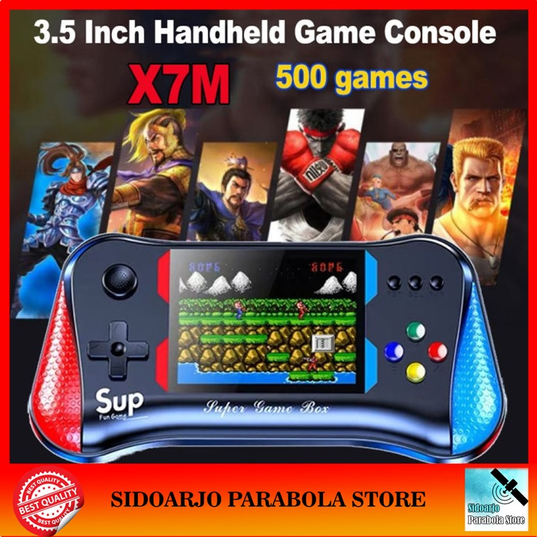 Gameboy SUP X7M  P2P PSP PVP Console Handhled Portable 3.5 inch Retro Game 500 in 1 Classic Games Em