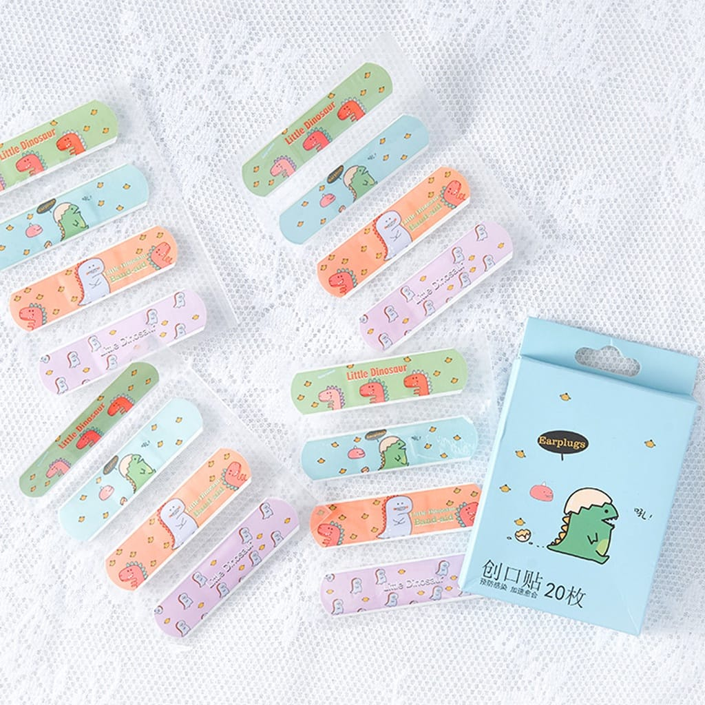 JT - Plester Luka Motif Hansaplast Lucu Karakter Kartun Band Aid Untuk Anak Dewasa 1 Box isi 20 Pcs