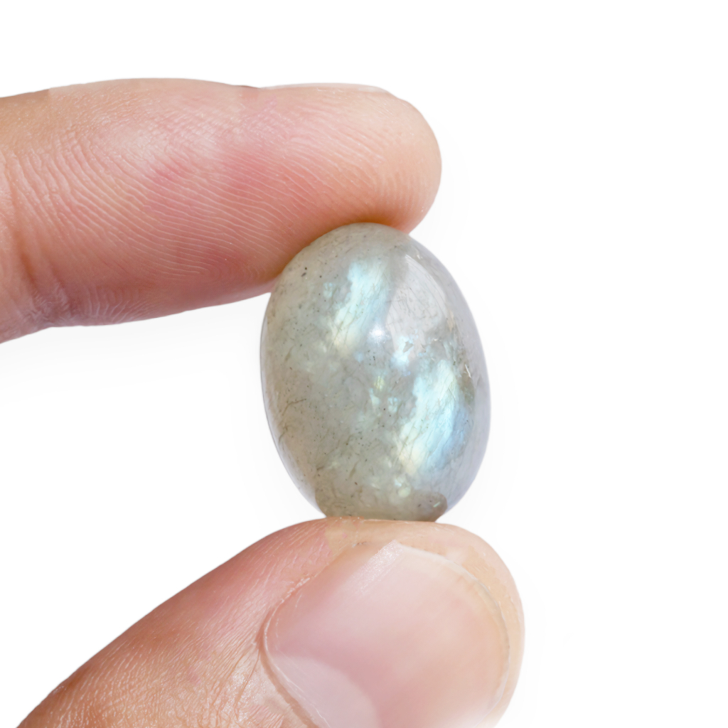 Natural Moonstone Blue Labrador Feldspar Batu Permata