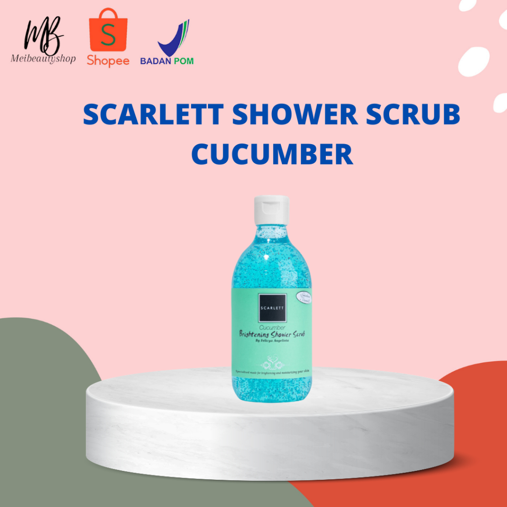 Scarlett Whitening Shower Scrub Cucumber