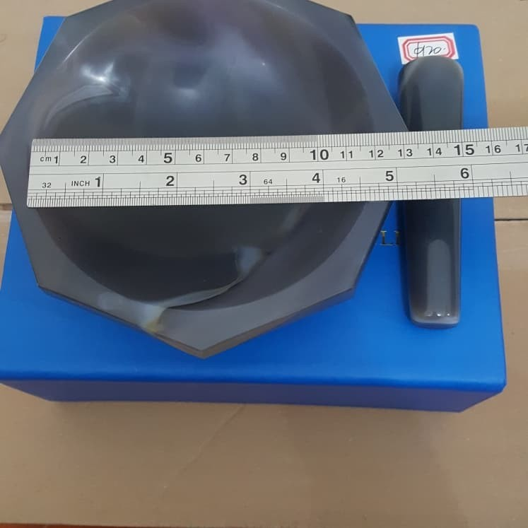 Agate Mortar 12cm