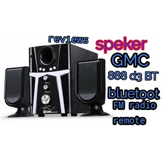 SPEAKER GMC 888 D3BT BLUETOOTH REMOTE