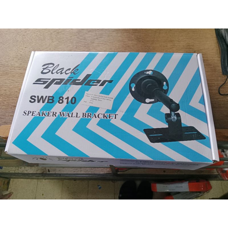 Braket speaker tembok gantung 8,10,12 in black spider