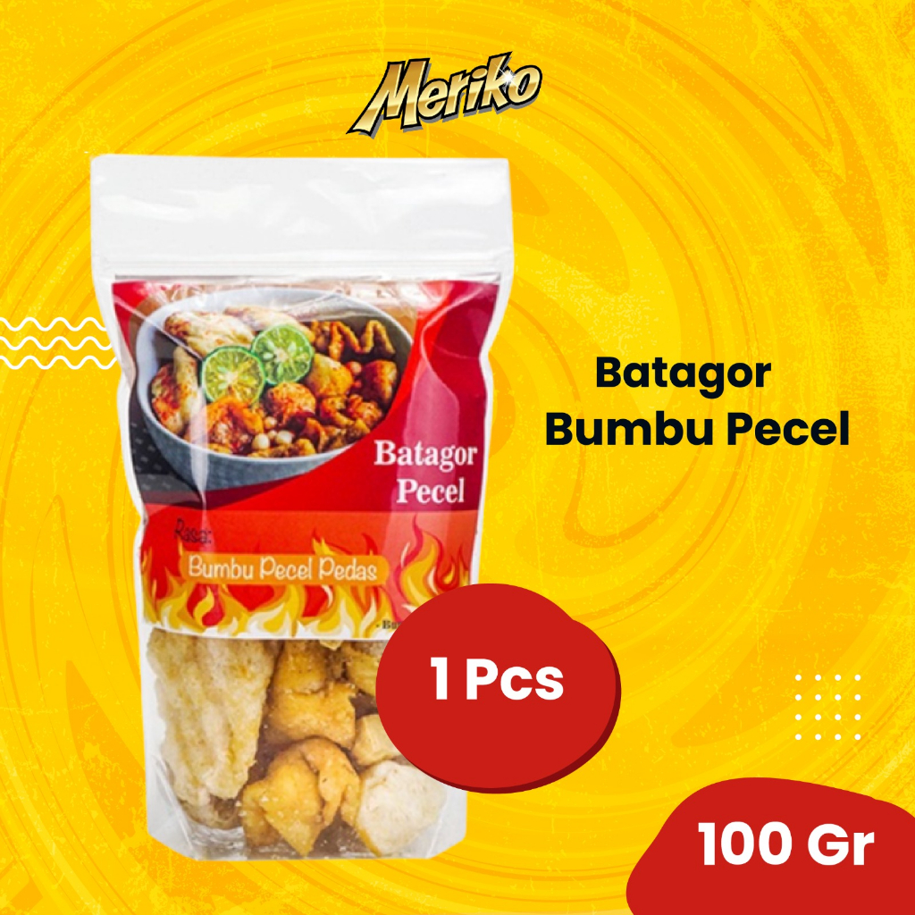 

Meri Batagor Pecel-100gr camilan khas Palembang