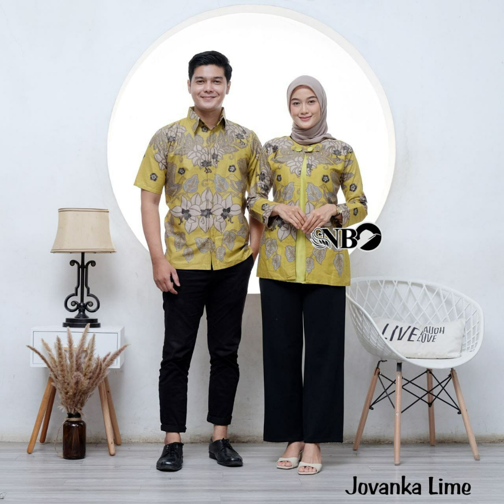 Batik Couple New Arrival Koleksi Batik Couple Kantor Seragam M L XL XXL