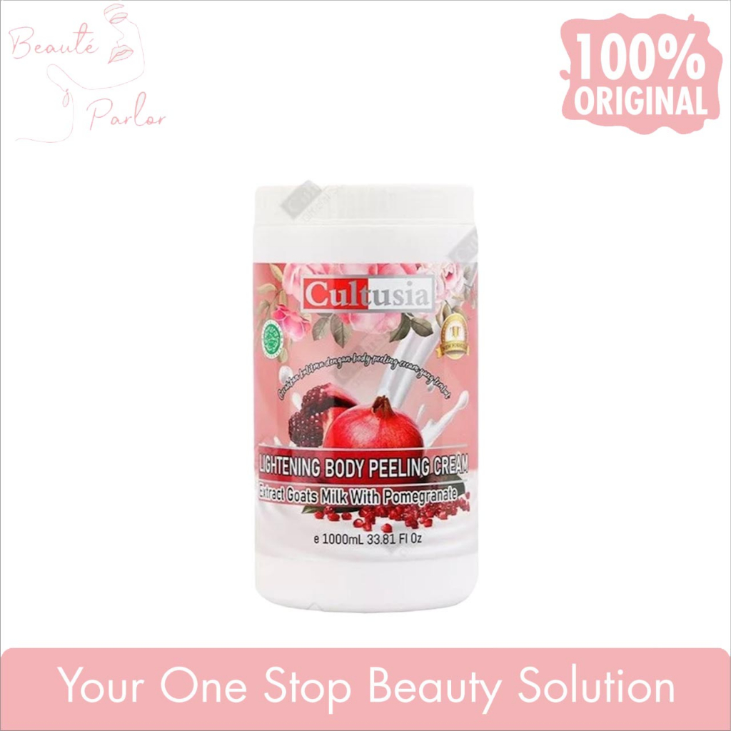 Cultusia Body Peeling Cream Red Pome 1000ml I Lulur Cultusia