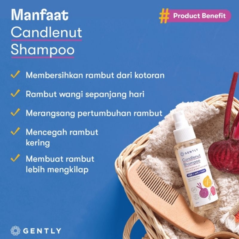 Gently Candlenut Shampoo | Shampoo Kemiri Bayi dan Anak