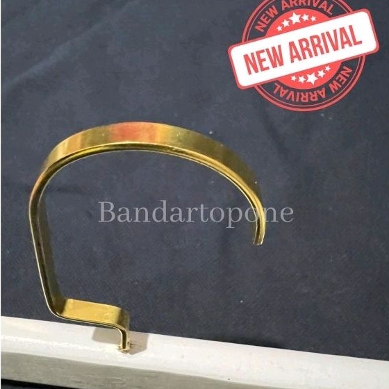 HANGER KAYU KOTAK HOOK GOLD HARGA PER 1 BH