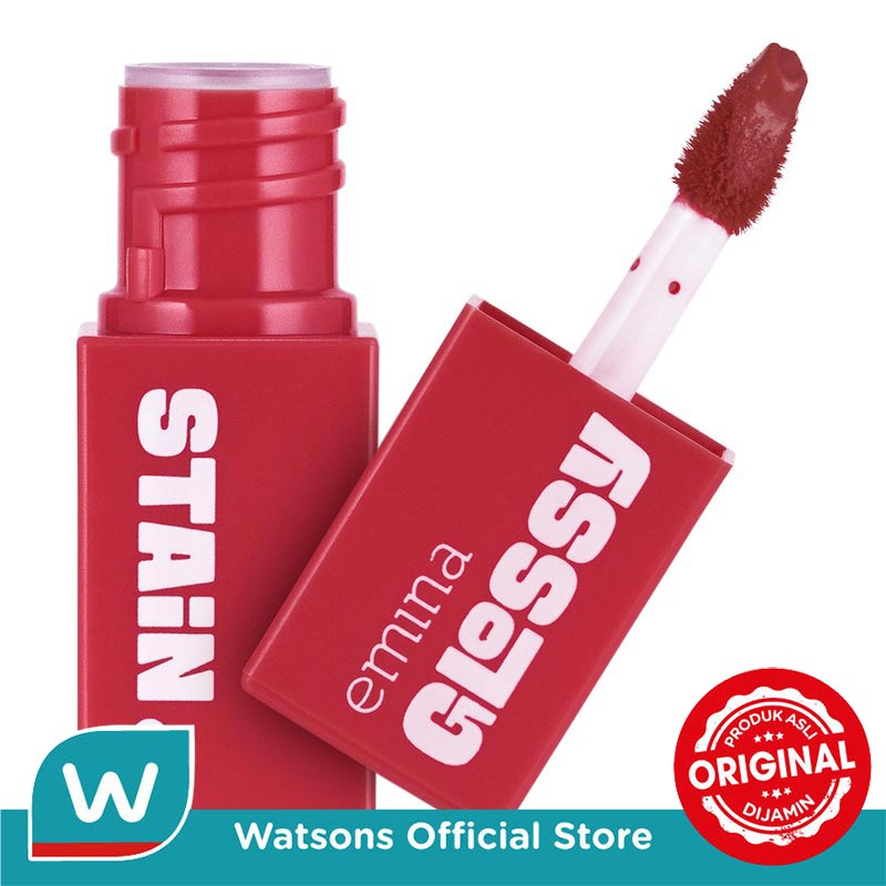 Emina Lip Glossy Stain 09 Red Bean