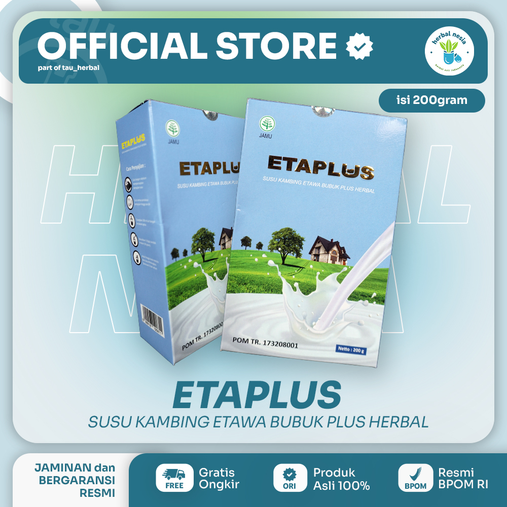 

ETAPLUS SUSU KAMBING ETAWA BUBUK ASLI ORIGINAL HERBAL