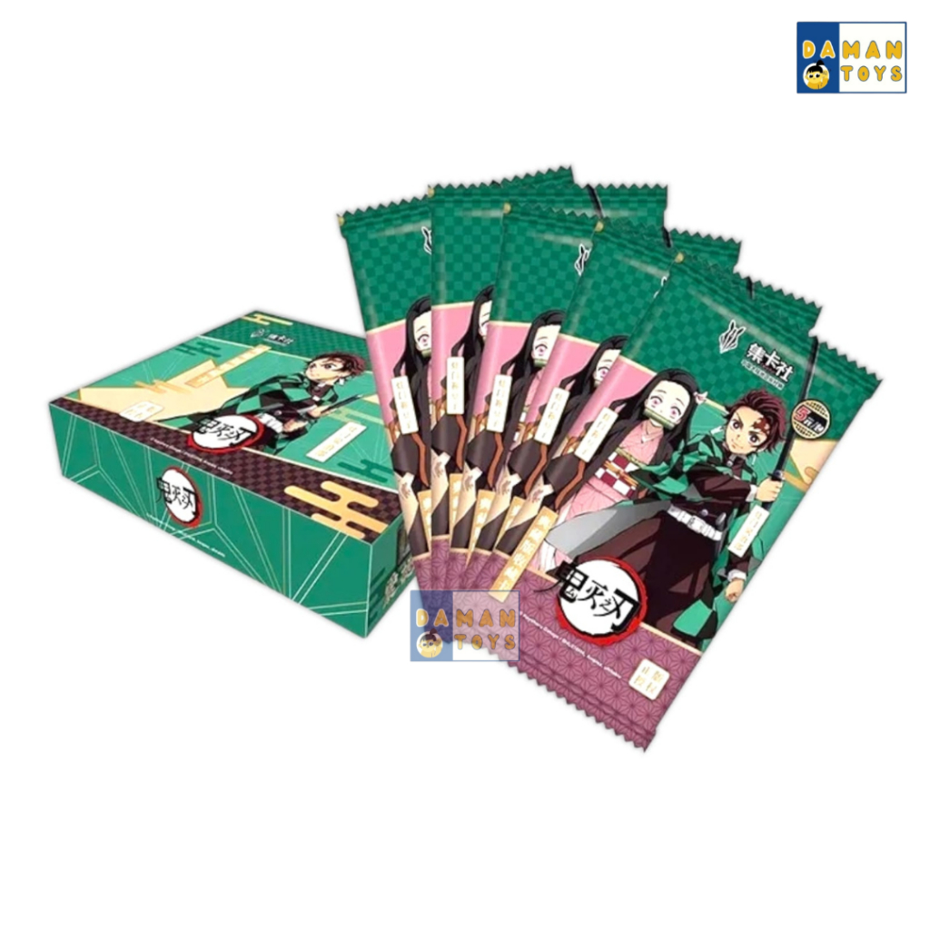 100pcs Kartu Anime Demon Slayer 1 Box Grosir Card Kimetsu No Yaiba 20 pack