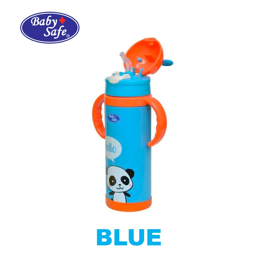 Baby Safe Vacuum Flask Straw Botol Termos Thermos - 400 ml