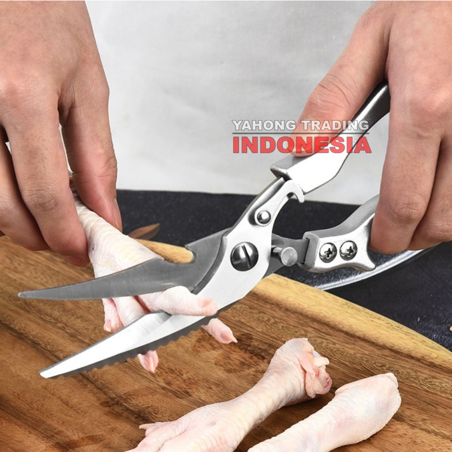 Gunting Stainless Serbaguna Gunting Dapur Kain Kertas Multifungsi