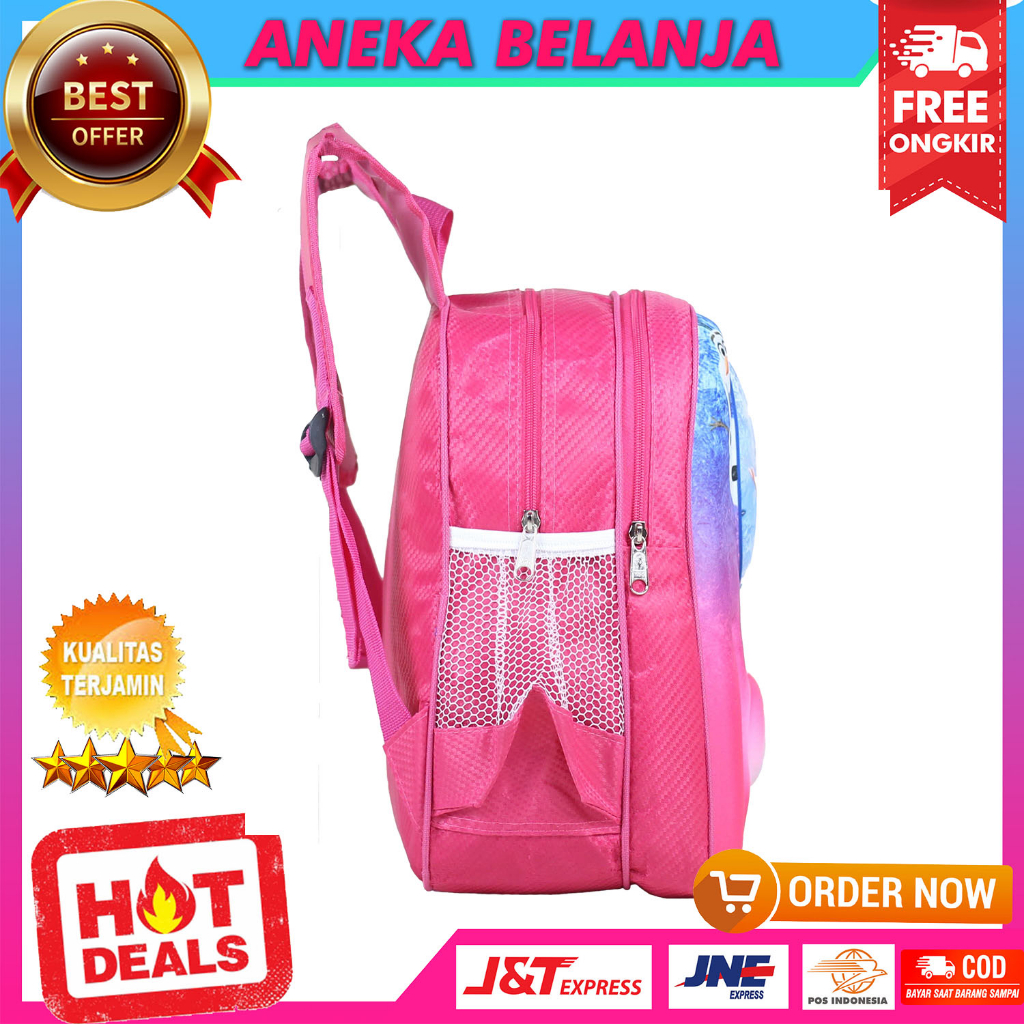 Tas Anak Perempuan Sekolah Barbie Pink Impor Terbaru Ransel Anak Cewek Trendy TK SD SMP Bahan Kuat Awet Backpack Anak Ngaji LES TPQ Murah Kekinian Tas Gendong Anak Fashionable Premium Tas Punggung Anak Viral Terlaris