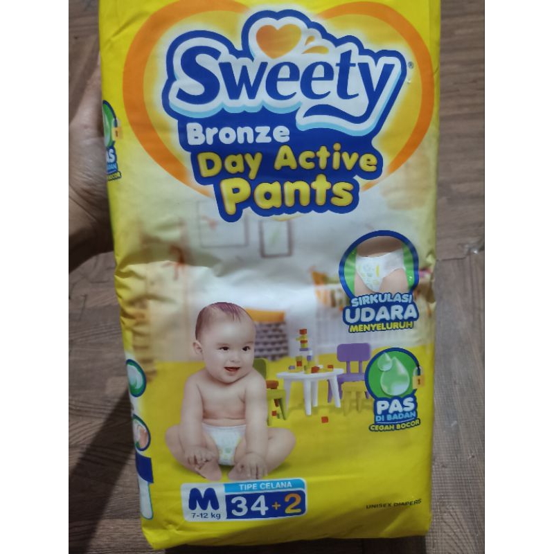 sweety bronze pants active day  M36/L32/xl28