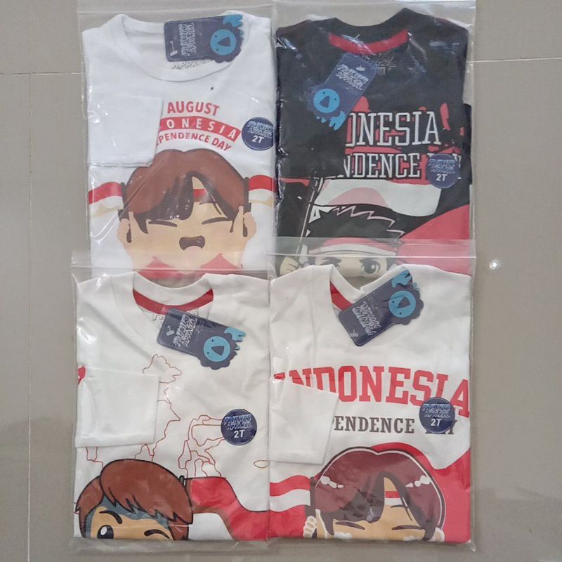 Kaos Anak Boy &amp; Girl Lengan Panjang 2-10T