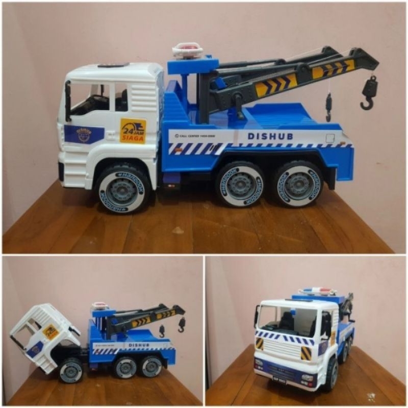 Mainan Mobil Truk Derek Jumbo - Mainan Mobil Truk Derek Ukuran Besar