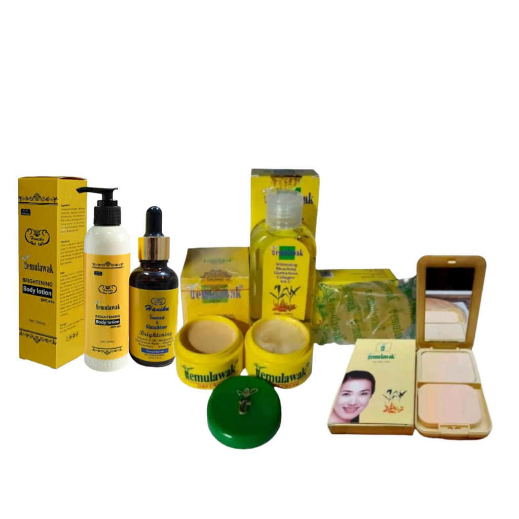 Paket Cream Temulawak Komplit 5in1 / Lengkap Temulawak 5in1 +serum / Paket Lengkap Temulawak Original 5in1