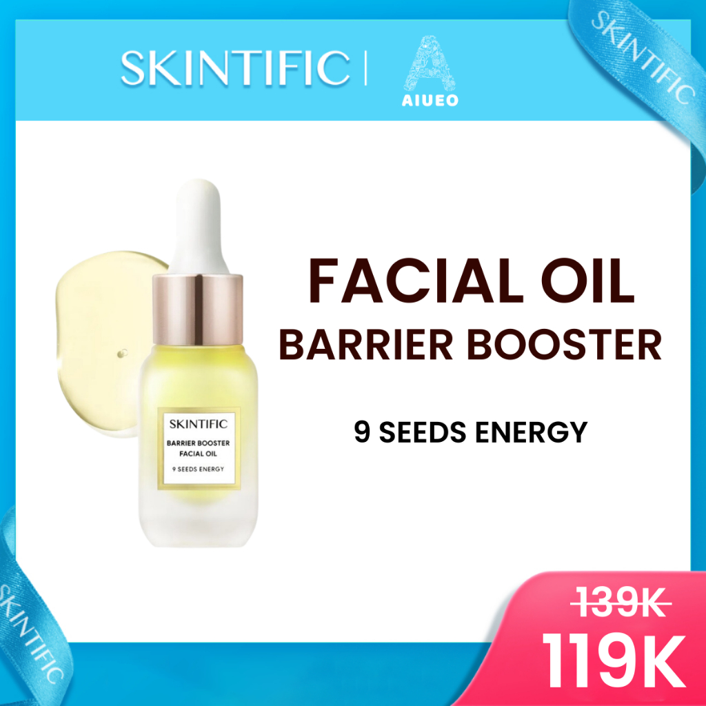 [FLASH SALE] - SKINTIFIC Barrier Booster Facial Oil 10ml 9 Seeds Energy Skincare Oil