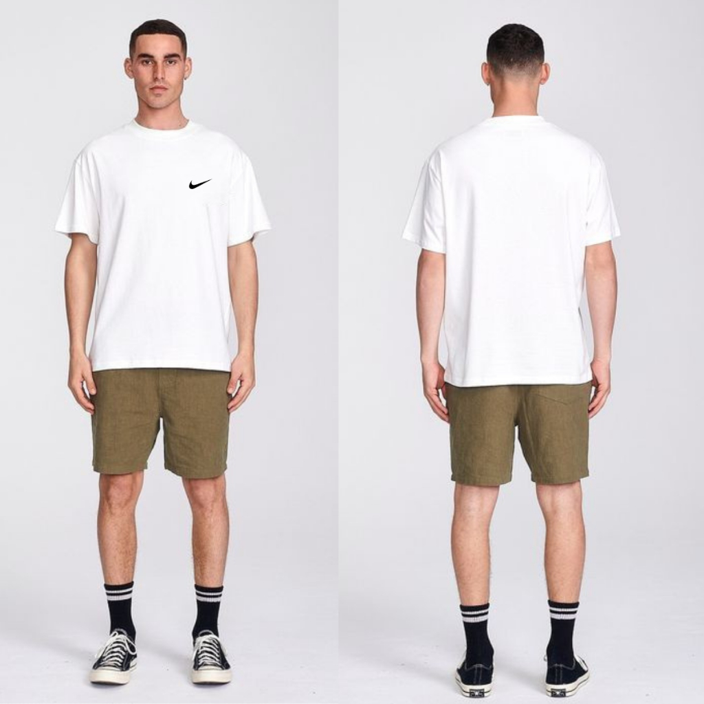 Baju Atasan Pria Nike Logo Samping High Quality  / T-shirt fashion Ootd Keren / Kaos Nike Casual Premium Size M-Xxl