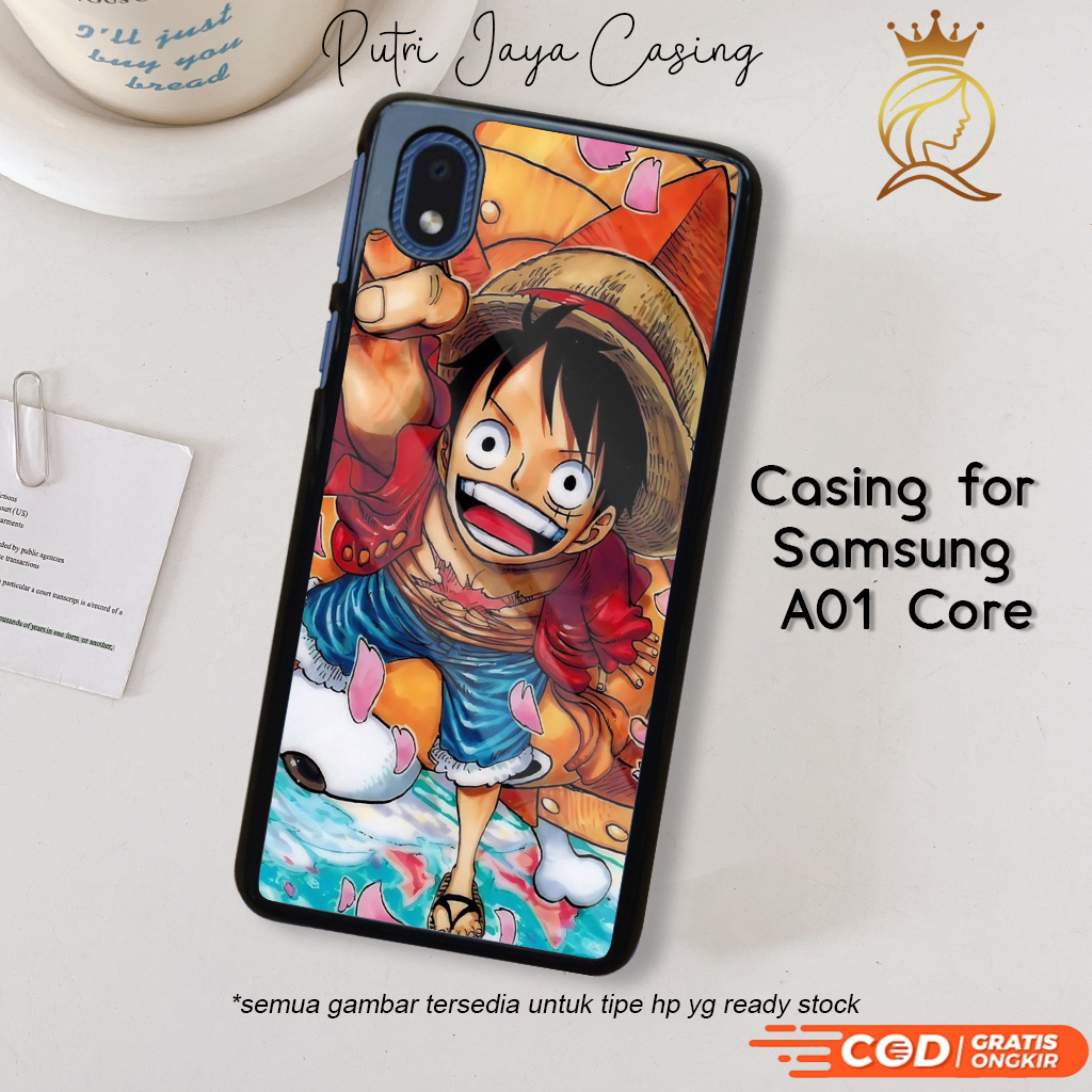 Case Hp Samsung A01 Core Casing Samsung A01 Core Motif ANIMLUFFY9 Casing Terbaru Case Karakter Lucu 