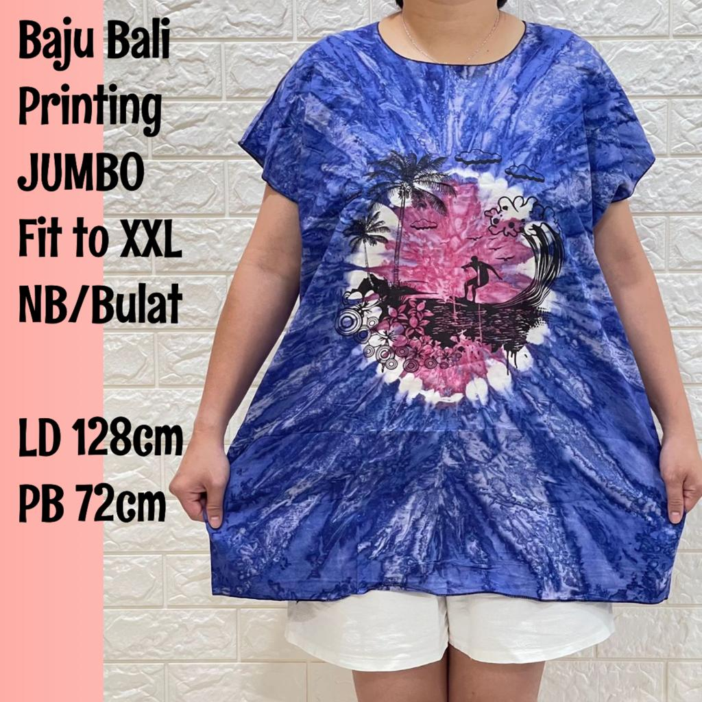 BAJU BALI JUMBO PRINTING XXL KODE NB/BULAT