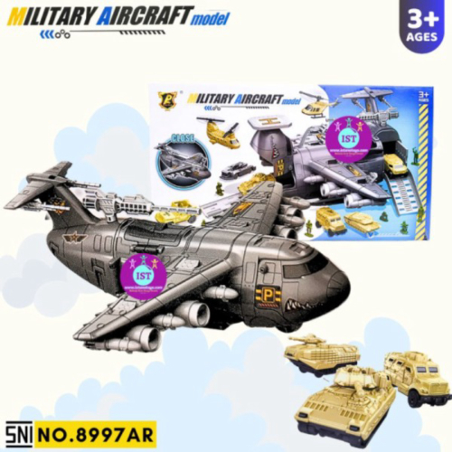 

Mainan Anak Military Aircraft Pesawat Model Militer Abri Hijau