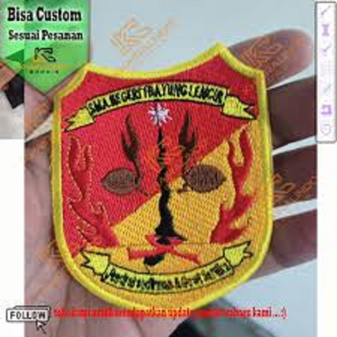 Atribut Pramuka / lencana/badge daerah / tanda ambalan custom