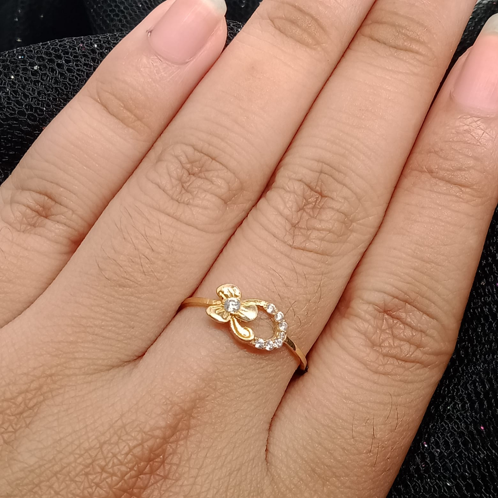 Cincin Emas 17K - 0.95 Gr Kadar 750 - 5378