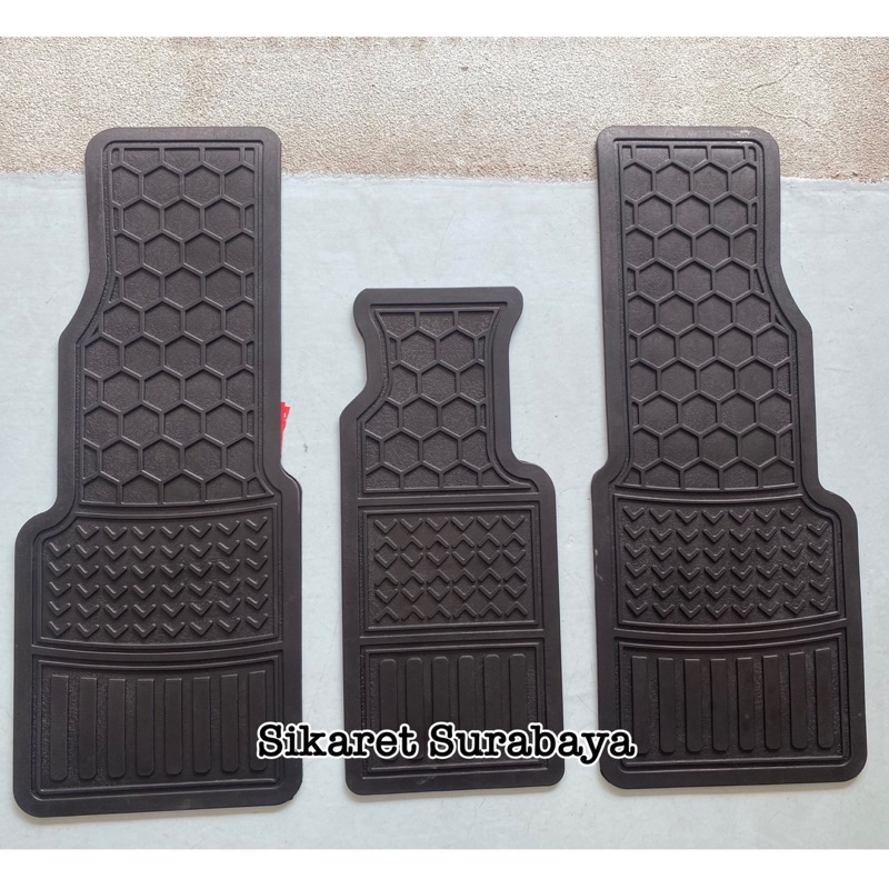 Karpet Karet Alas Lantai Mobil Innova Zenix 2023 Fullset Hitam