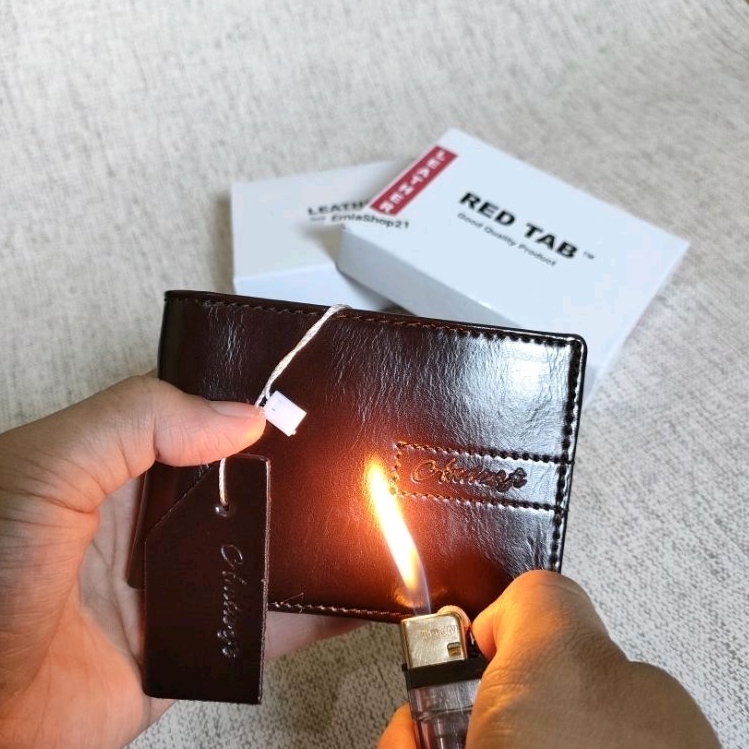 Lipat Kulit Pria /Dompet Lipat Kulit Pria Mini/Dompet Pria Bahan Kulit Pria Mini/Dompet Pria Bahan K