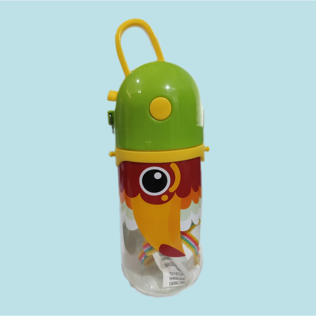 Botol Minum 450ml Karakter / Botol Minum Anak Karakter Octopus / Botol Minum Anak Unik FREE TALI  6757