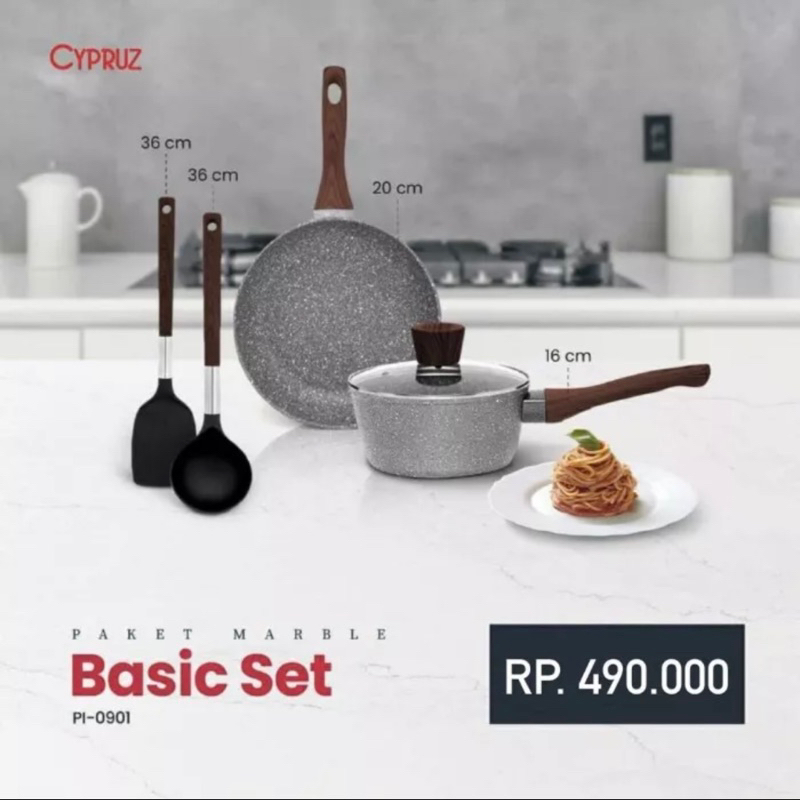 Basic Set Grey Marble Cypruz PI-0901