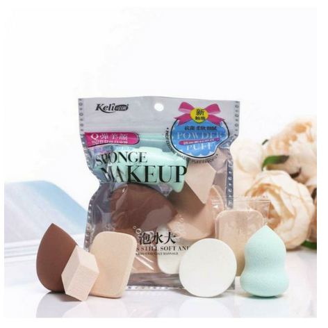 Spons Sponge Make up Fondation Set Beauty Blender 6 in 1