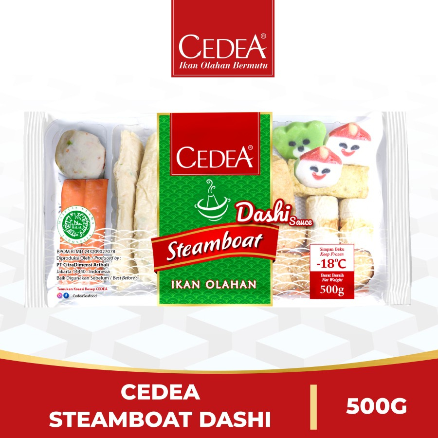 CEDEA STEAMBOAT SET 500GR